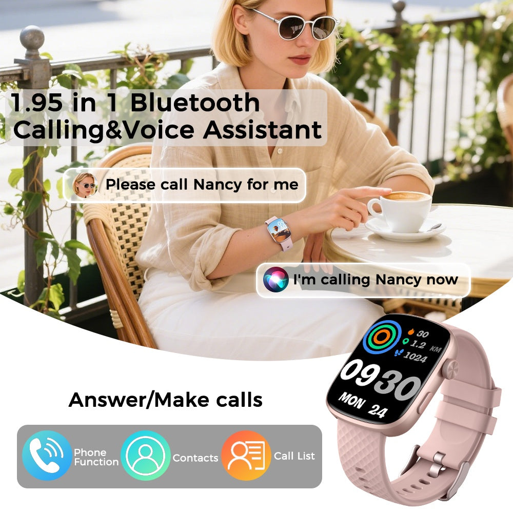 Smartwatch Fitness Tracker With Multiple Exercise Modes