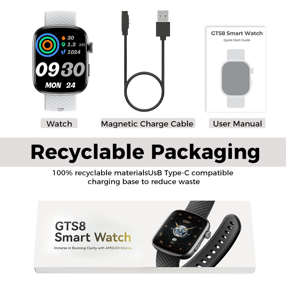 Smartwatch Fitness Tracker With Multiple Exercise Modes