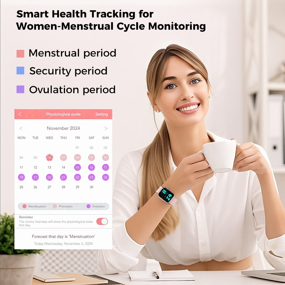 Smartwatch Fitness Tracker With Multiple Exercise Modes